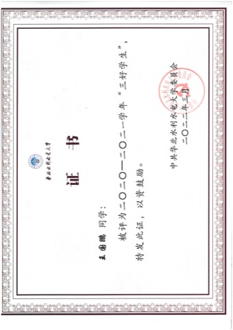 三好学生 · 校级